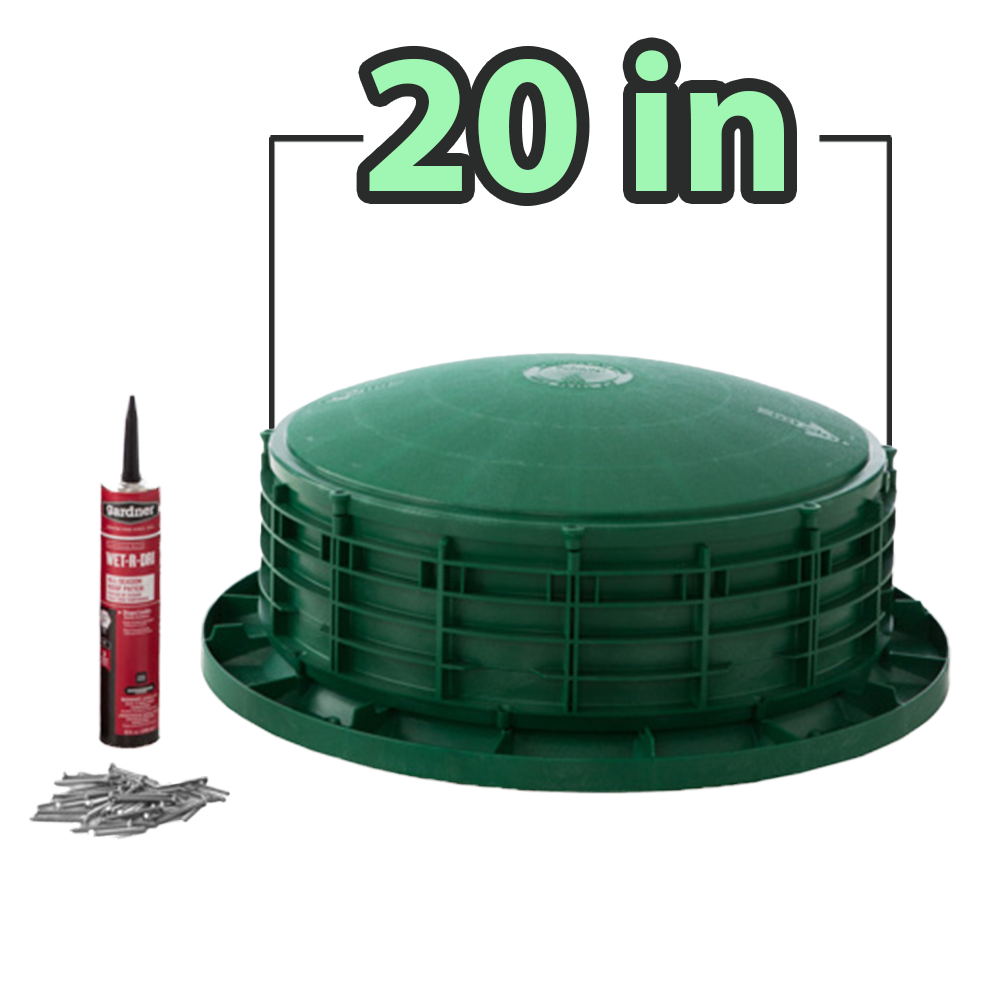 20 inch diameter septic tank riser kit with dimensions