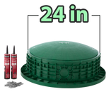 24 inch diameter septic tank riser kit with dimensions