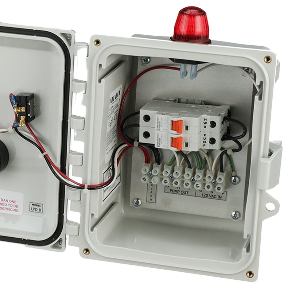 Simplex septic control panel for lift stations