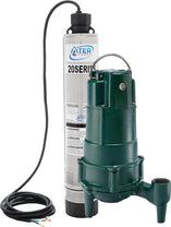 Sumberisble Water Pumps together, including a high-head bottom suction pump and a sewage pump