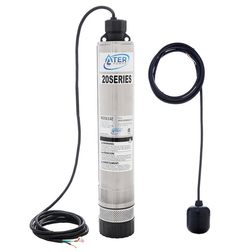 Ater 20 series septic efflent pump with float switch 
