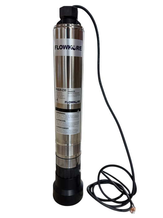 FlowKore Effluent Bottom Suction Septic Pump 230V 20 GPM with base