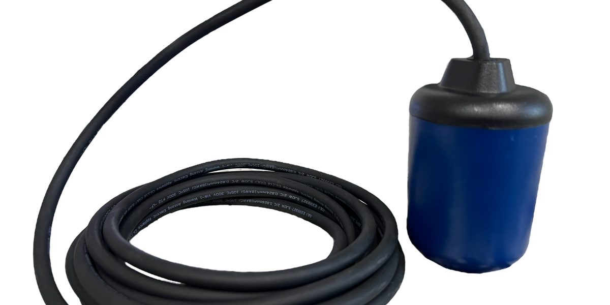 ATER Narrow Angle Mechanical Float Switch w/20' Cord NA13-20