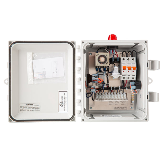 Aerobic Septic Dosing Timer Control Panel Dual Alarm