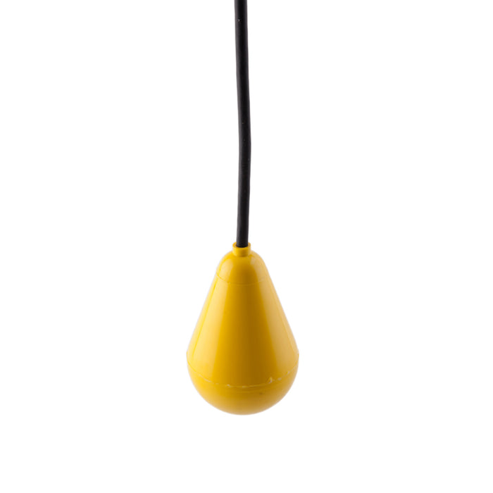 Yellow Mercury Teardrop Float Switch with 10' Lead