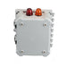 Aerobic Septic Dosing Timer Control Panel Dual Light Rear Closed View