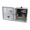 Grinder Pump Duplex Control Panel 220V Front Open View