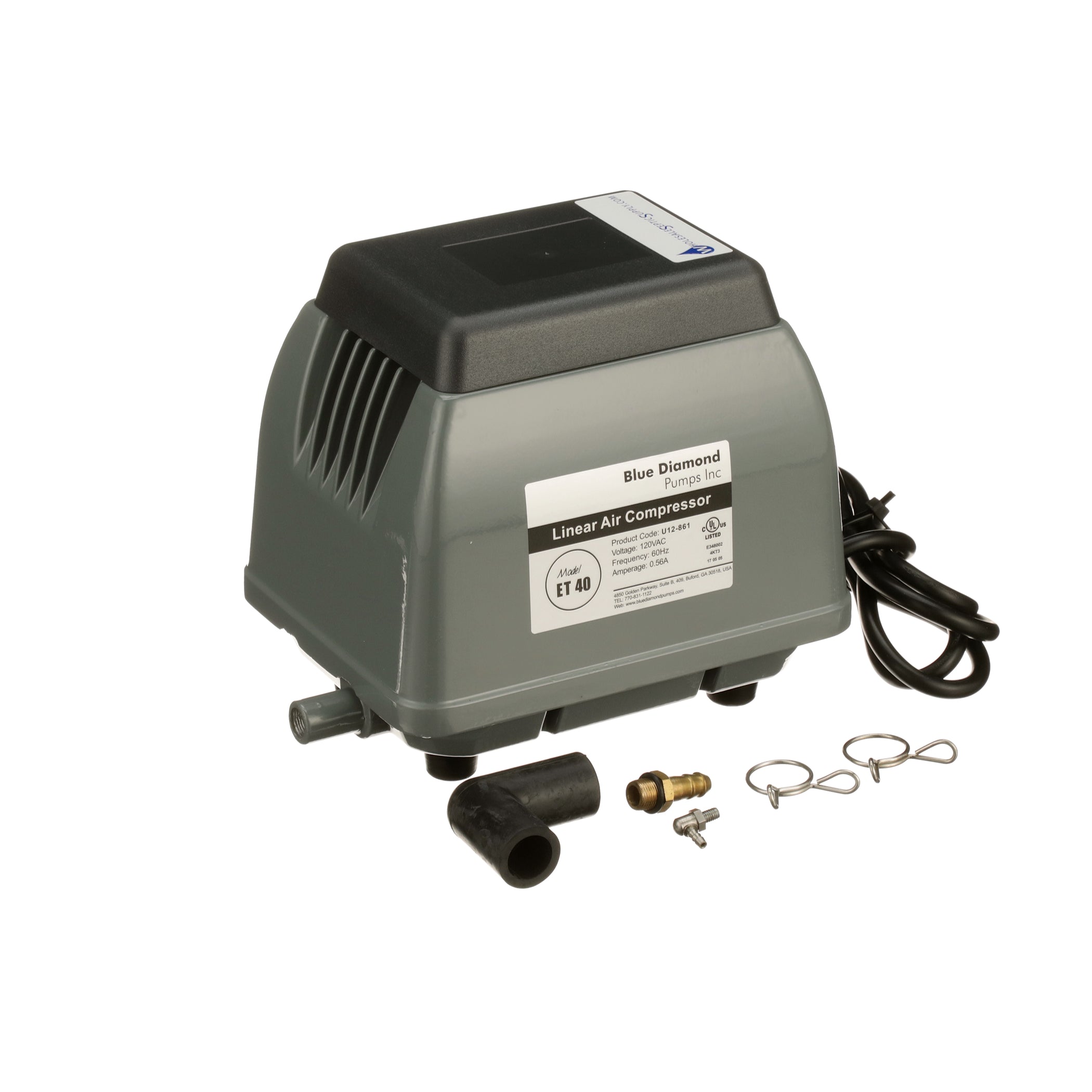 Blue Diamond ETA Air Pumps with Alarm - Practical Garden Ponds