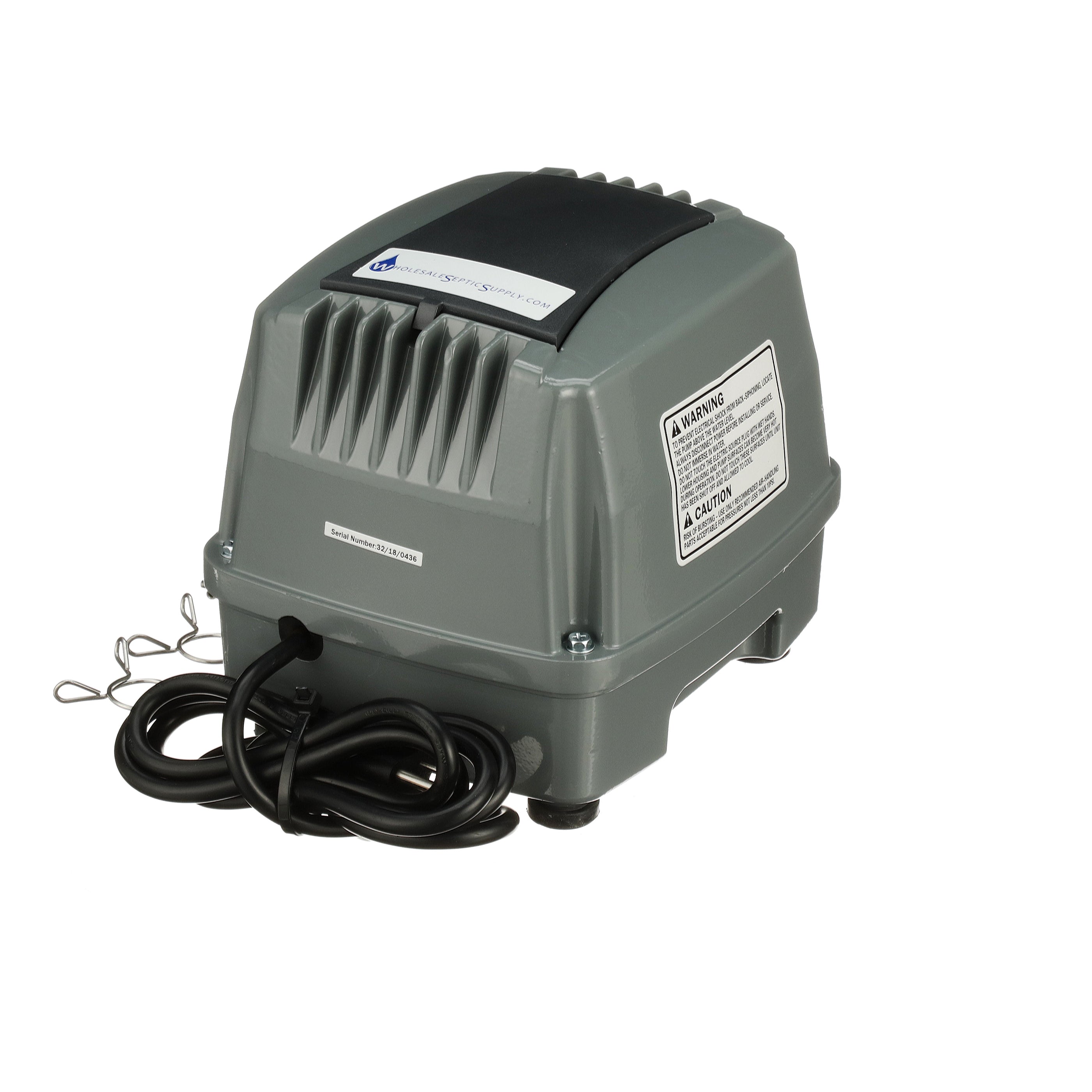 Blue Diamond ET 40 Linear Diaphragm Air Pump – Quiet 30W Pond Aeration & Septic Waste Decomposition Pump With 1.41 CFM, Weatherproof, 2-Year Warranty