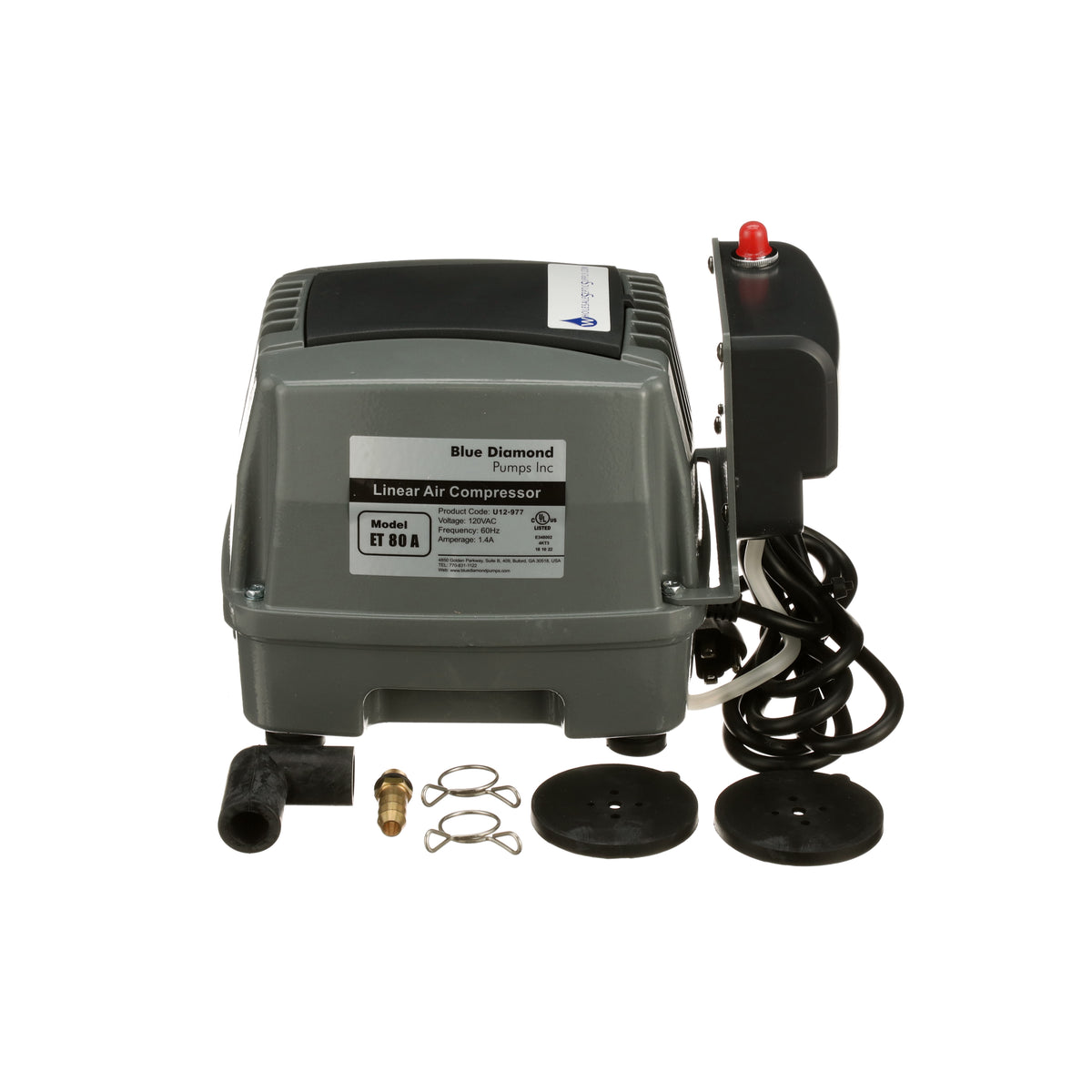 Blue Diamond ET80A Septic Air Pump Aerator - Wholesale Septic