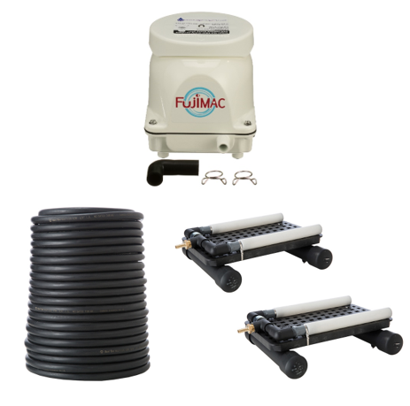 FujiMac 150r2 up to 1.5 Acre Pond Aeration Kit with 150 Ft. Hose