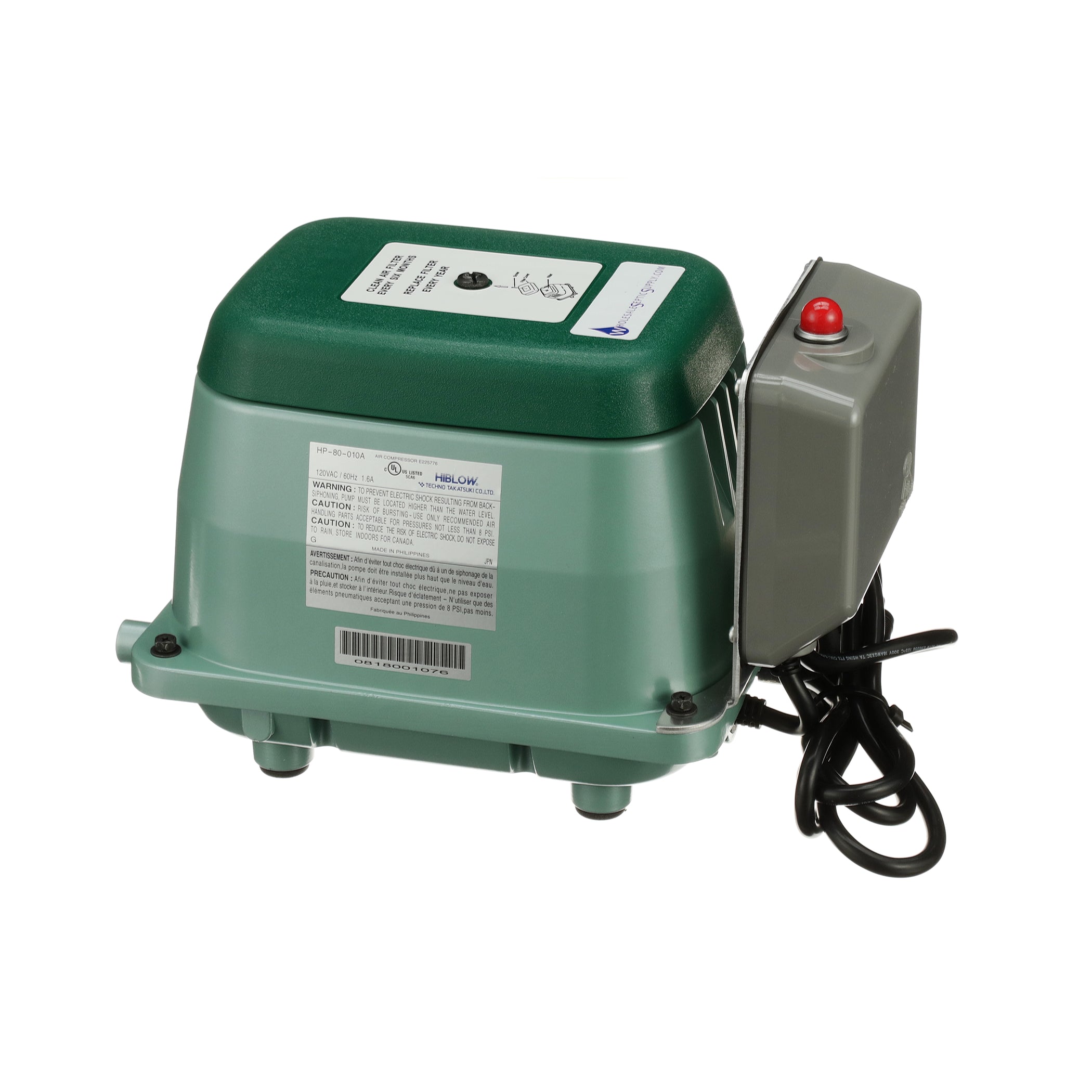 Hoot LAR500A Septic Air Pump - Wholesale Septic Supply