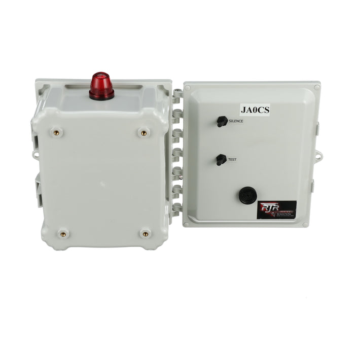 Jet Aerator Septic Control Panel 120V Rear Open View