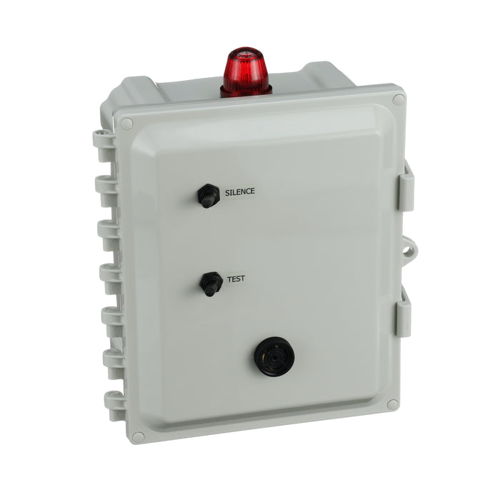 Sewage Simplex Dosing Timer Control Panel 120V Front Closed View