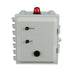 Dosing Timer Dual Light Septic Control Panel Closed Front View