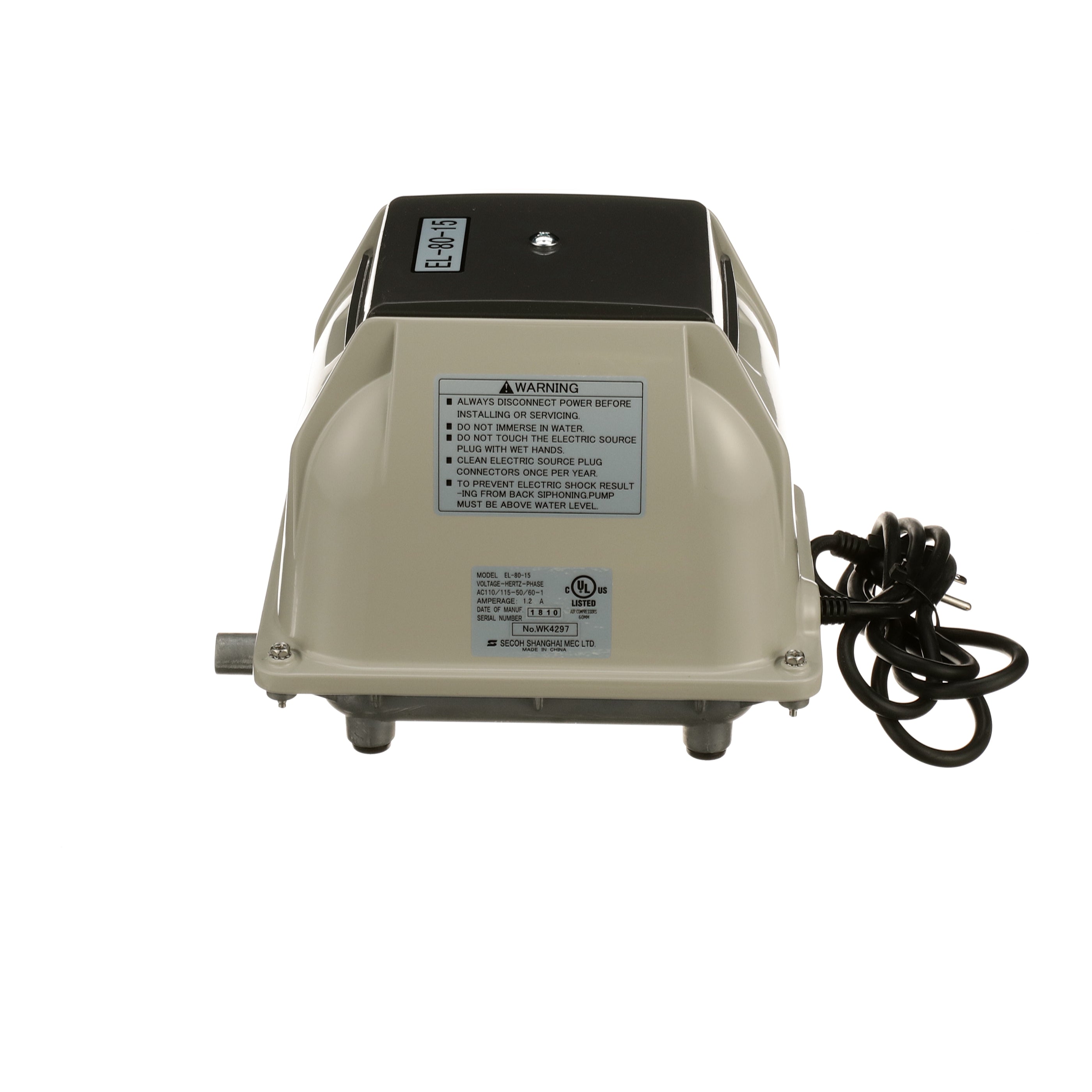 Secoh EL-80-15 Septic Air Pump - Wholesale Septic Supply