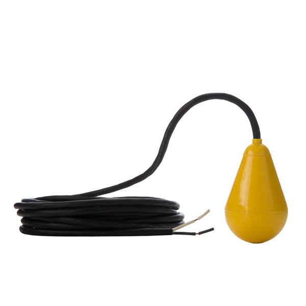JHY20OU2500 Float Switch Yellow Normally Open